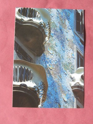 Antoni Gaudi Farbpostkarte Barcelona Modernism Modernismo Casa Batllo