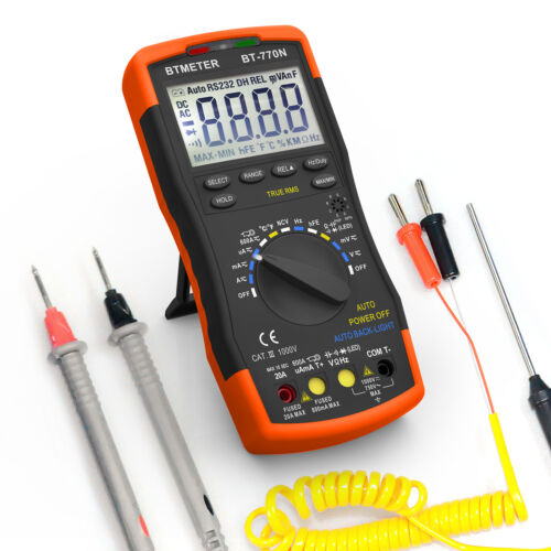 BTMETER Profi Echt-Effektivwert-Messgerät Multimeter 600A Stromzange 99.99mF DHL - Bild 1 von 11