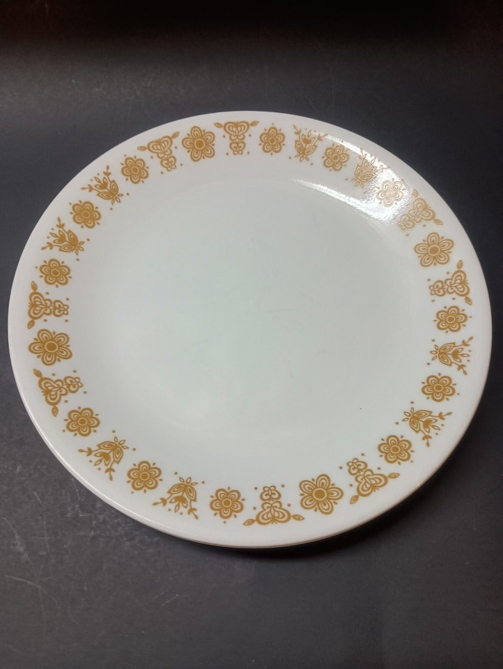 vtg butterfly gold Corelle dish set eBay
