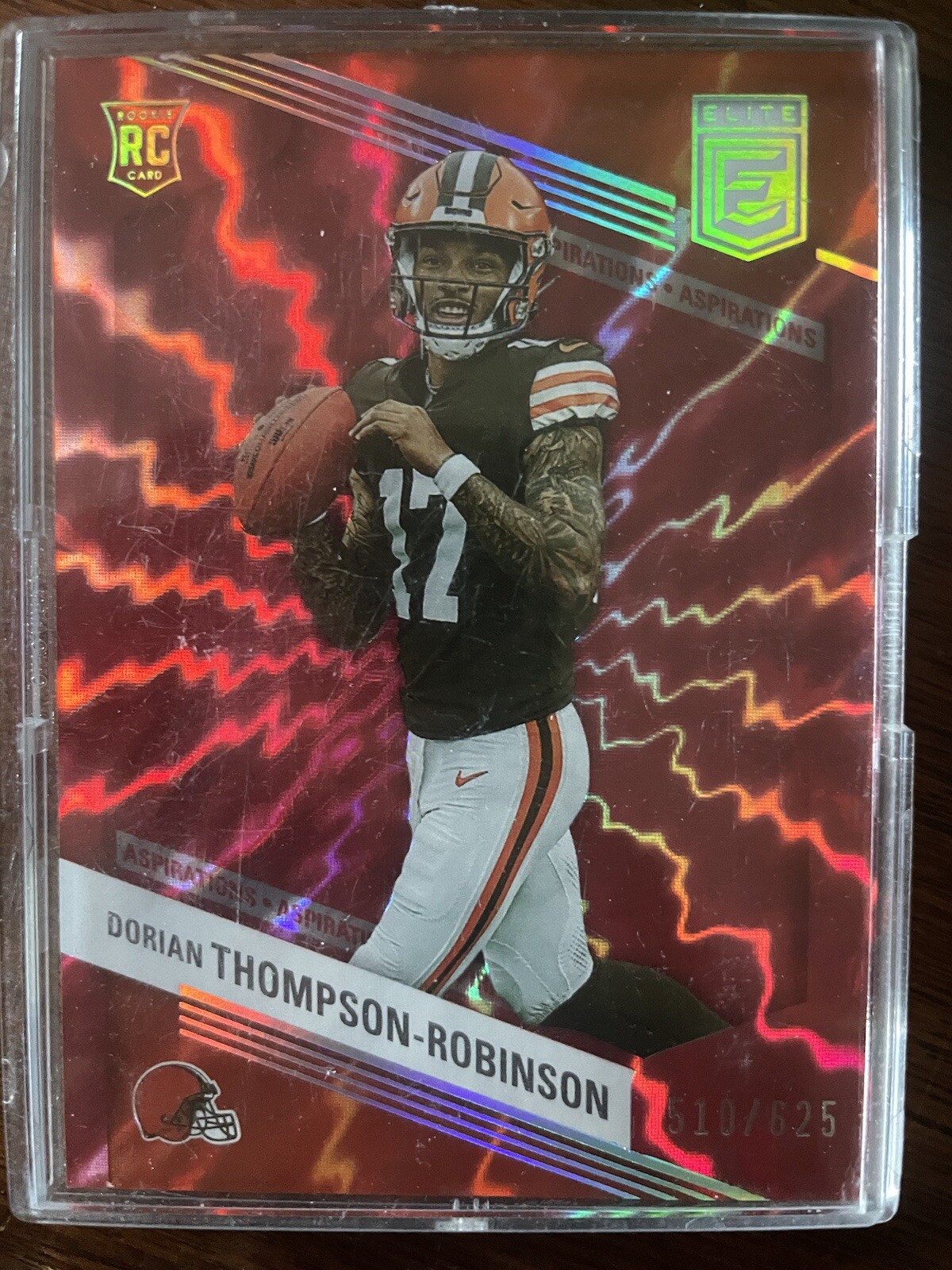 Dorian Thompson 2023 Donruss Elite Aspirations Red Shimmer #’d/625