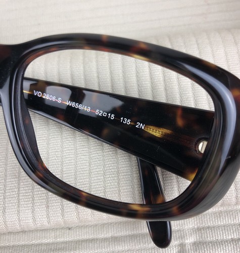 Vogue Brown Tortoise Thick Eyeglasses Frames Only VO 2606-S W656/13 52-15-135 - Picture 3 of 5