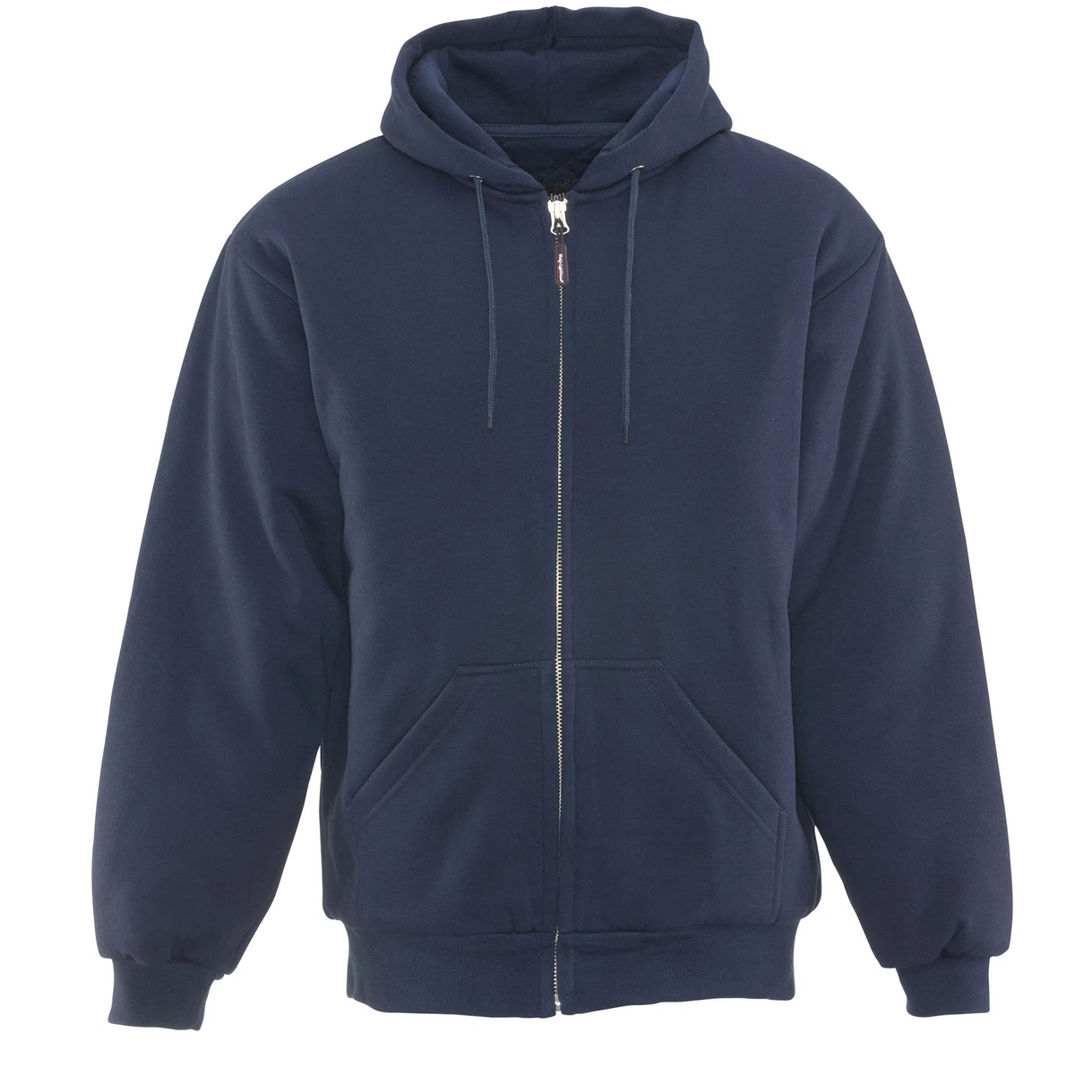 RefrigiWear Menu0026#039;s Jersey Lined Quilted Insulated Sweatshirt Hoodie |  eBay