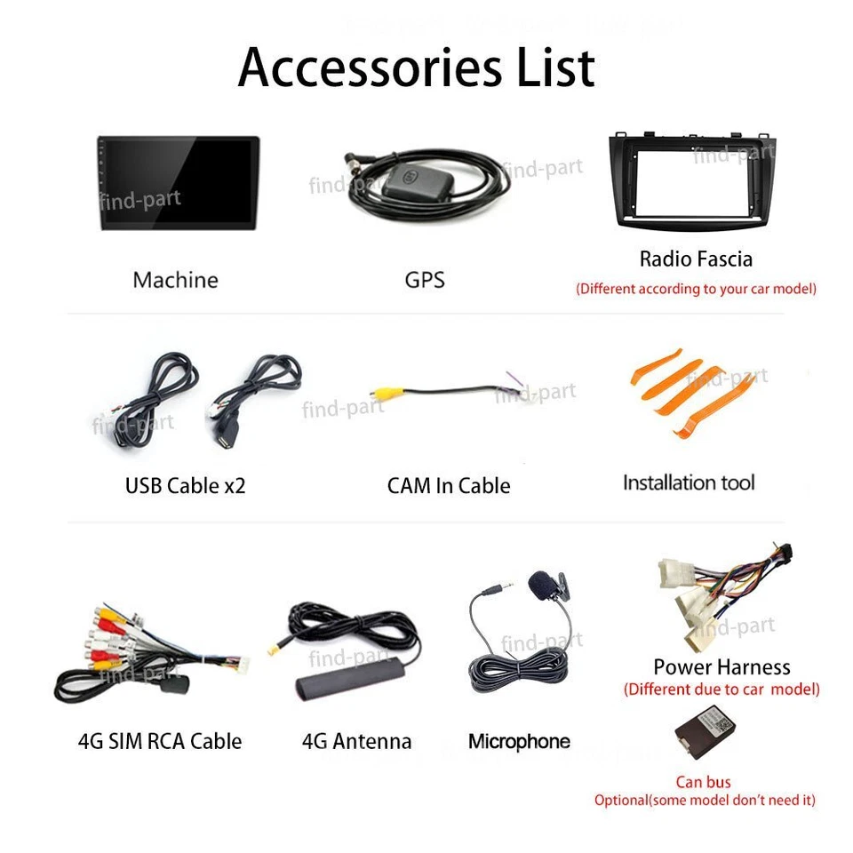 Radio estéreo de coche 9"4+64 Android 12 para Volvo XC60 2009~12 GPS NAVEGACIÓN Carplay DSP Foto 2 de 4