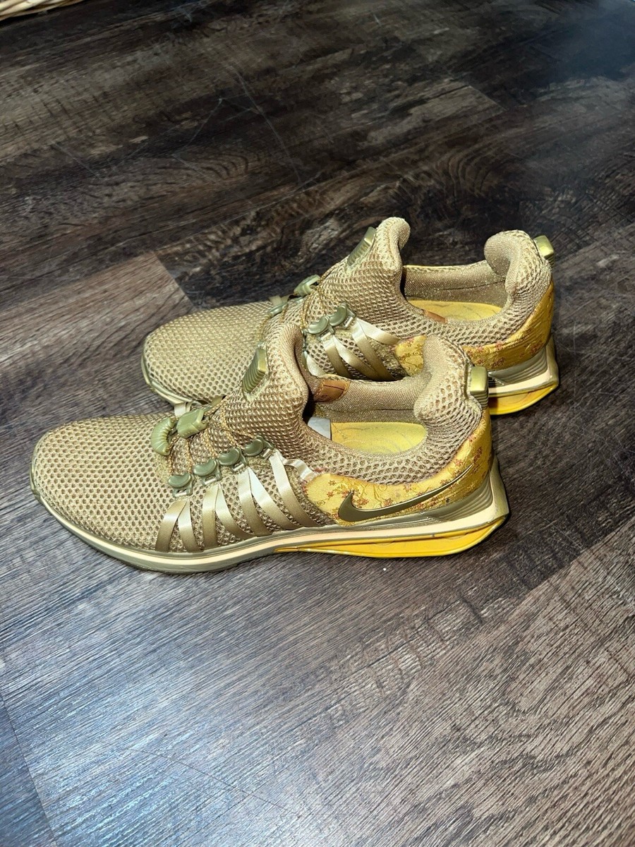 Nike Shox Gravity Metallic Gold Women’s Size Shoes USED/PREOWNED