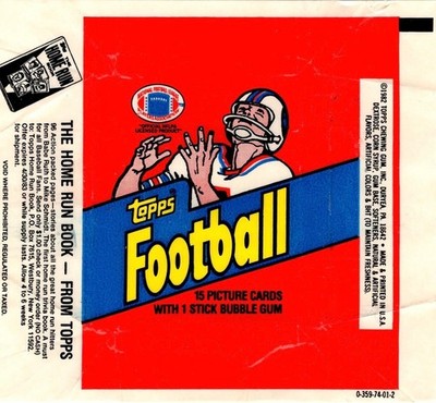 1982 Topps Football Card Singles #251 - #503 - Choose Your Own!!