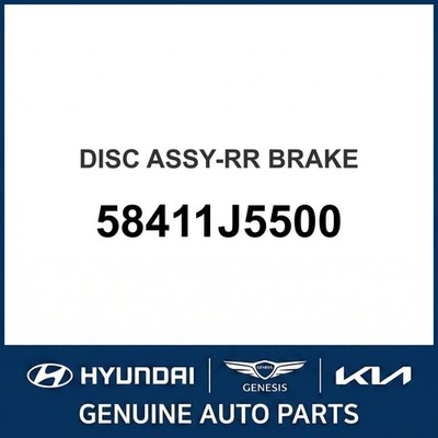 2019-2023 Hyundai Genesis G70 Scheibenbaugruppe - Bremse hinten OEM Neu 58411...