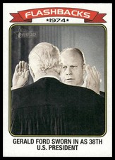 Gerald Ford Sworn In 38th President Flashbacks Insert 2023 Topps Heritage #NF-8