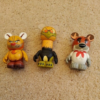 Disney Vinylmation 3'' Figuren Konvolut x 3 Figuren - Dodger, Philoctetes & Ostrich 