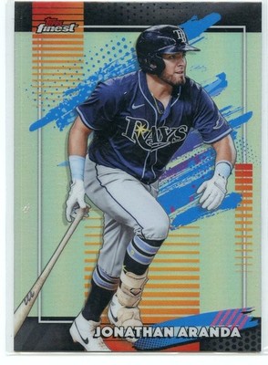 2026 Topps Finest Baseball - Jonathan Aranda Refractor Uncommon Tampa Bay Rays