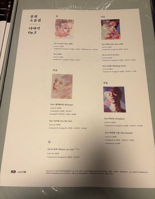 SHINee Jonghyun Solo Album Poster Set 6 Pieces K-POP | eBay