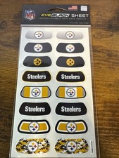 pittsburgh steelers NFL Eyeblack Sheet Skin Safe Decals