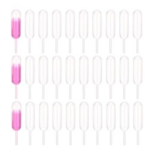 Cupcakes Pipettes, 50 Pcs 4ml Dessert Pipettes, Clear, Dropper Shape