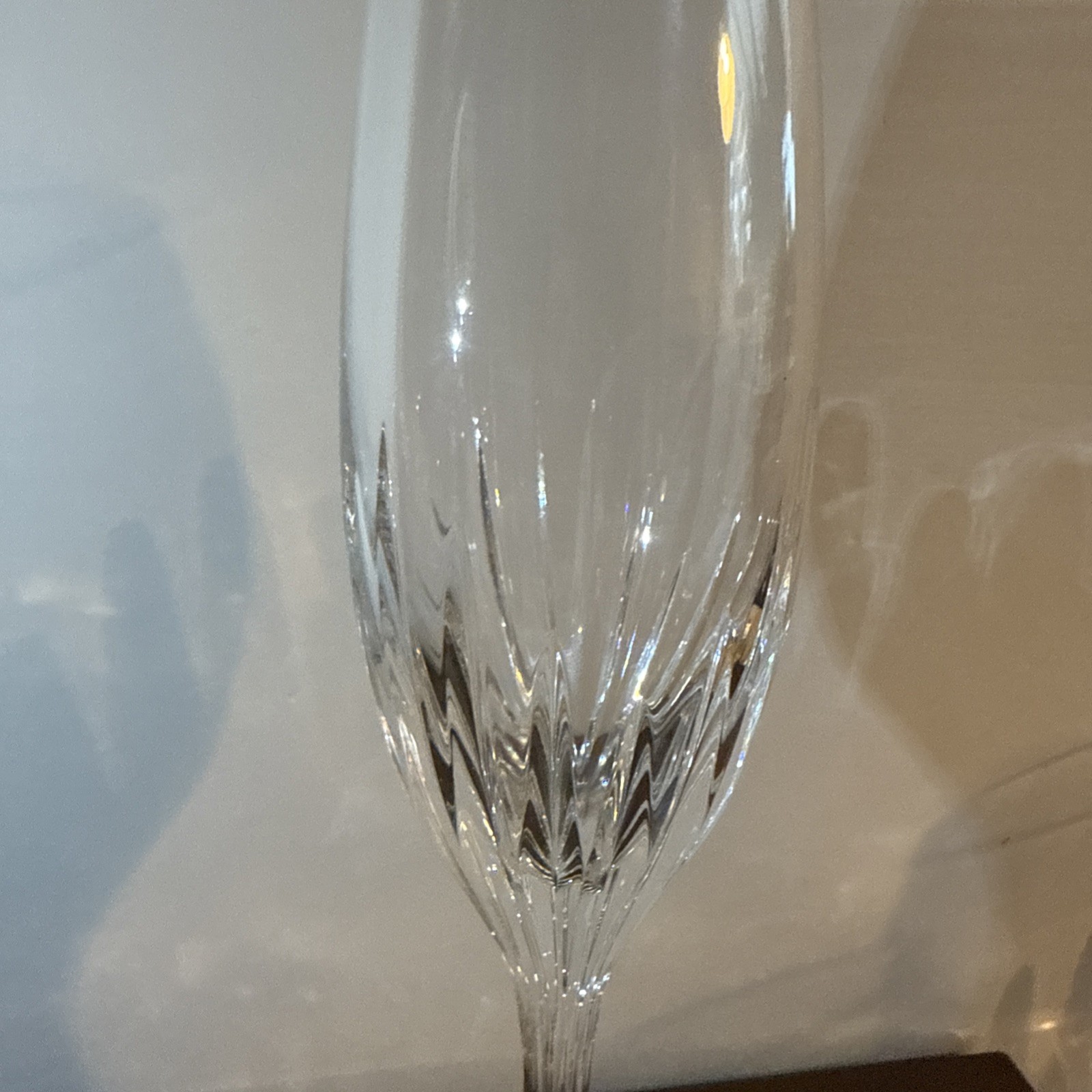 Baccarat Massena 8.5"Champagne Flutes - Impress Guests SET of TWO Made In France