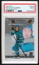 2024-25 SPx Holoview F/X Rookies Macklin Celebrini #HV-48 PSA 9 MINT 1fg6
