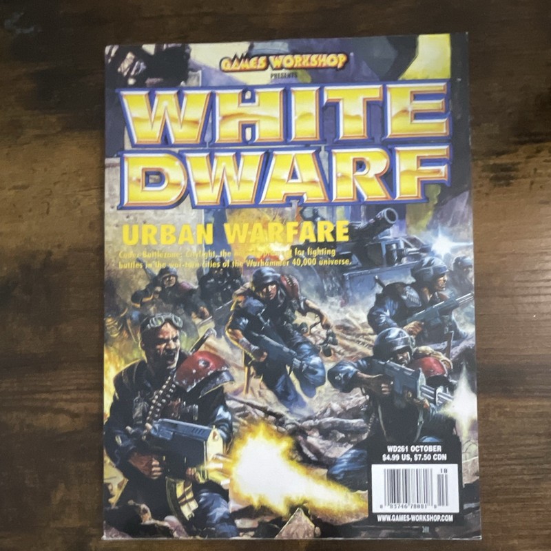 Games Workshop White Dwarf Issue 261 Oct 2001 Urban Warfare Warhammer 40,000