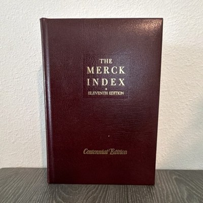 The Merck Index Eleventh Centennial Edition 1989 Hardcover