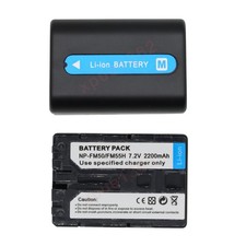 2PCS NP-FM50/FM55H Battery For Sony NP-FM30 NP-FM50 NP-FM55H NP-QM50 NP-QM51