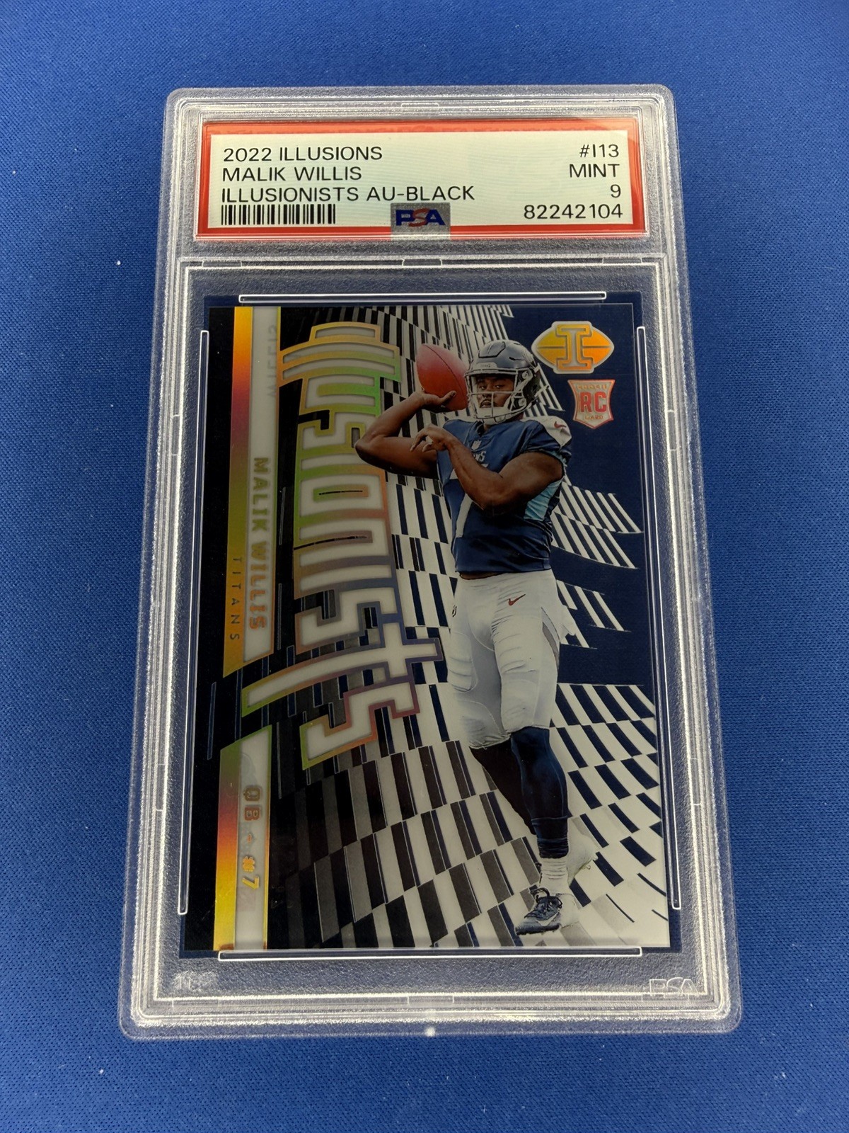 Malik Willis Panini Illusions Illusionists Autographs #I13 Black