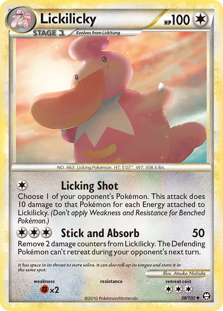Lickilicky Triumphant 38/102 LP Pokemon
