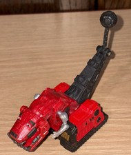 Dreamworks Mattel Dinotrux Ty Rux Diecast 2015 Red Tyrannosaurus Rex Dinosaur