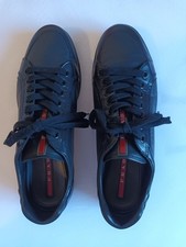 Sneakers PRADA nere in pelle modello Plume – Originali