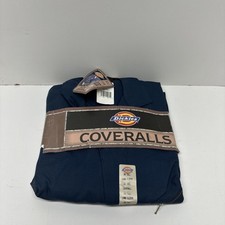 Dickies 4879 NV Dark Navy Deluxe Long Sleeve Coveralls 50 Tall