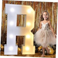 Marquee Light Up Letters, LED Big Mosaic Marquee Letters 3 Feet, 3FT Letter R