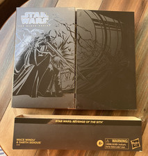 Star Wars Black Series NYCC DARTH SIDIOUS & MACE WINDU EMPTY BOX ONLY Office