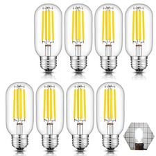 5W Dimmable LED Tubular Bulb 4000K Neutral White, Neutral White 4000k - 8 Pack