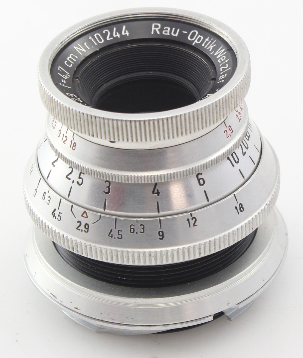 Astro-Astan Rau Optik Wetzlar 4.7cm F2.9 (47mm). Leica M adapted