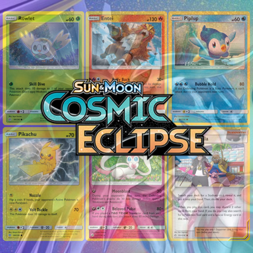 Pokemon TCG SM Cosmic Eclipse | Choose Your Card | Regular C/UC/R | Near Mint