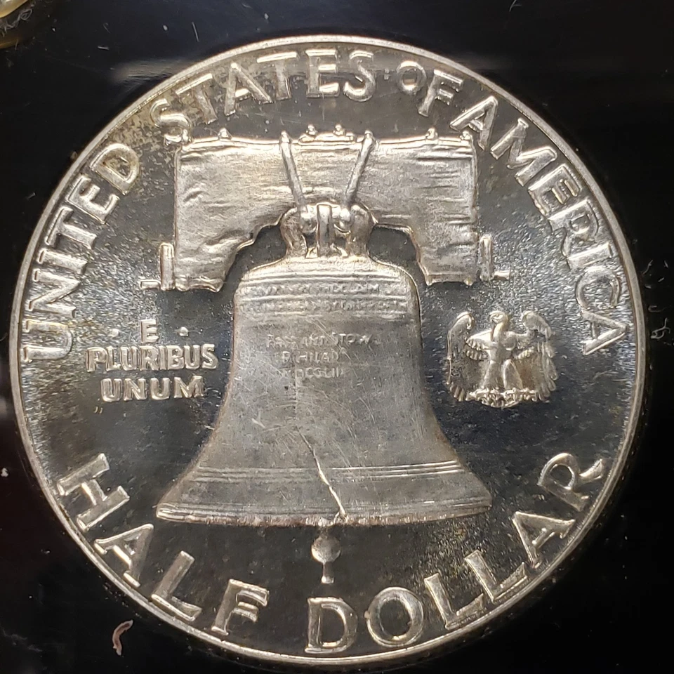 1951 US United States Silver Proof Set Holder - PQ Cam Half - X5503 - Image 4 of 4