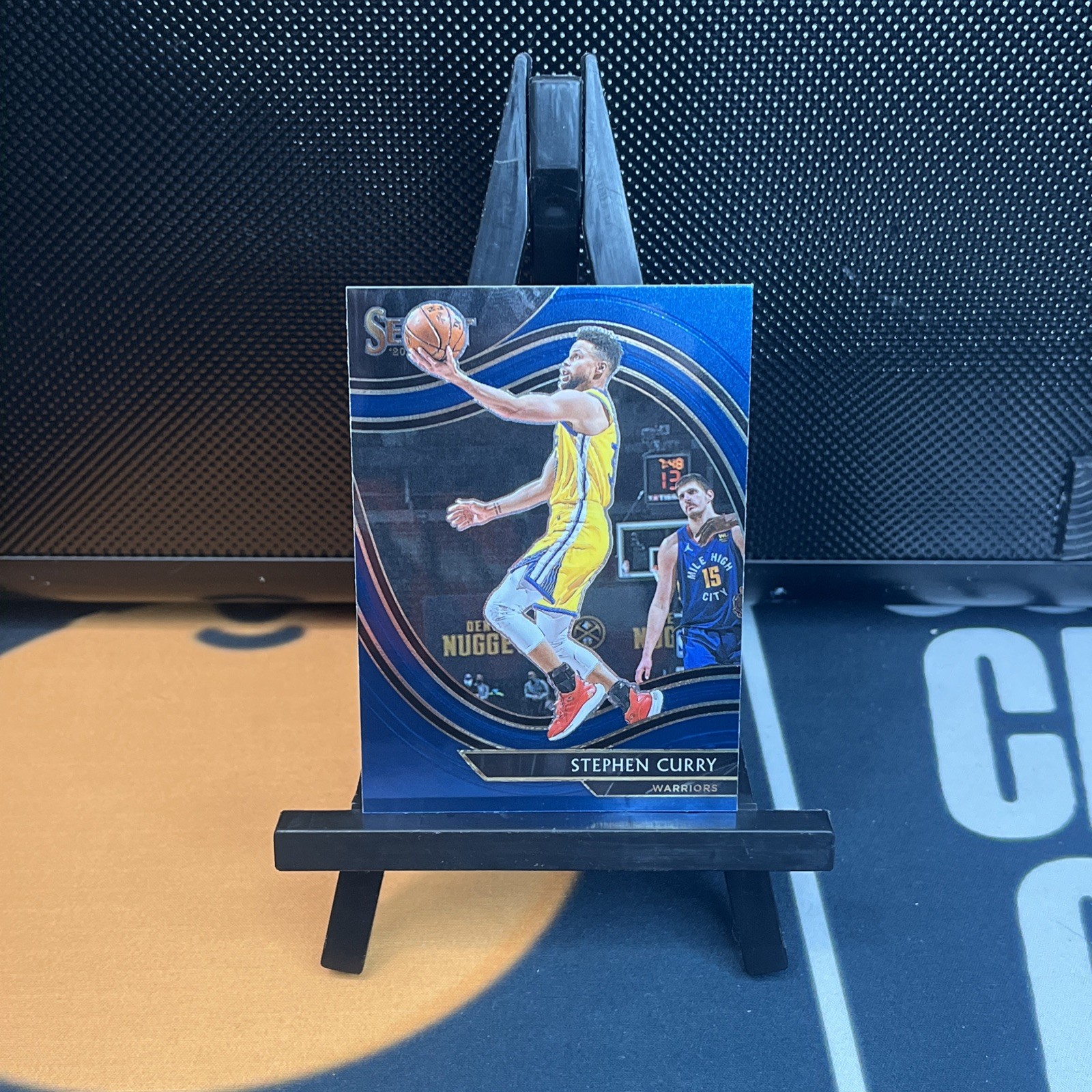 2020-21 Panini Select Courtside Blue Stephen Curry #204 Golden State Warriors