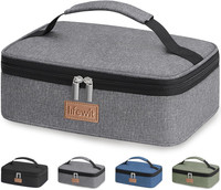 KüHltasche Klein Isolierte FüR MäNner Frauen, Faltbar Lunchbox Lunchtasche Isoli