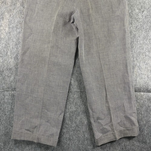 Vintage Polo Ralph Lauren Linen Pants Men's 34 x 28 Houndstooth Pleated 80s USA - Picture 13 of 17
