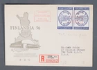 MayfairStamps Finland FDC 1956 Pair Finlandia 56 First Day Cover aax_18115