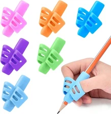 6PCS Pencil Grips for Kids Writing Aid Posture Trainer Tool