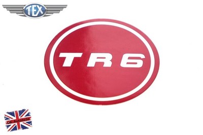Aufkleber ''TR6'' Radkappen-Emblem Triumph TR6, 627502RP