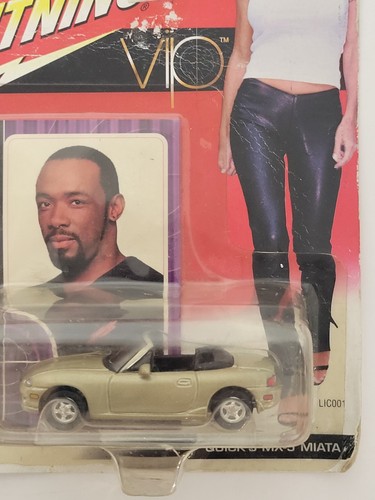 Johnny Lightening VIP Diecast Car Quick's MX-5 Miata VTG Pamela Anderson NEW DMG - Picture 13 of 24