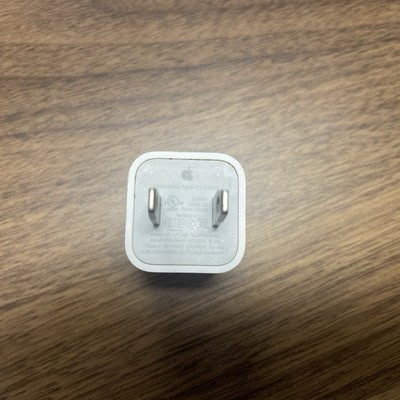 Apple 5W USB Wall Charger Cube Power Adapter for iPhone - White