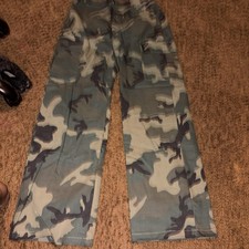 Women Camo Cargo Pants Joggers