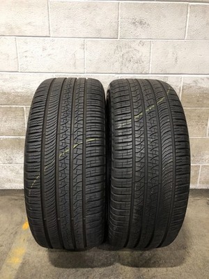 2x P285/45R22 Pirelli Scorpion Zero AS LR PNCS 9/32 114 Y Used Tires 2854522