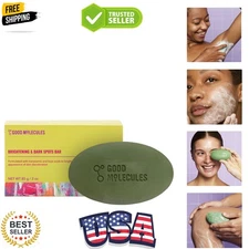 Good Molecules Brightening & Dark Spots Bar - Soap Free Face and Body Bar -