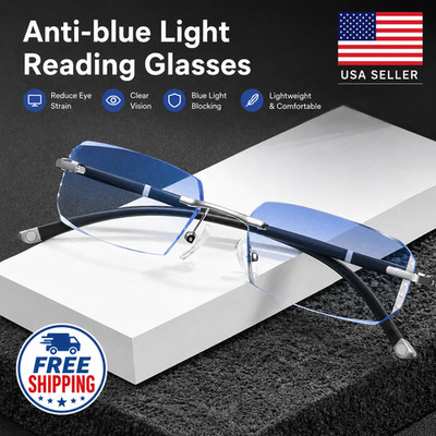 Blue Light Blocking Reading Glasses Auto Adjust Computer Screen Gaming Eyewear