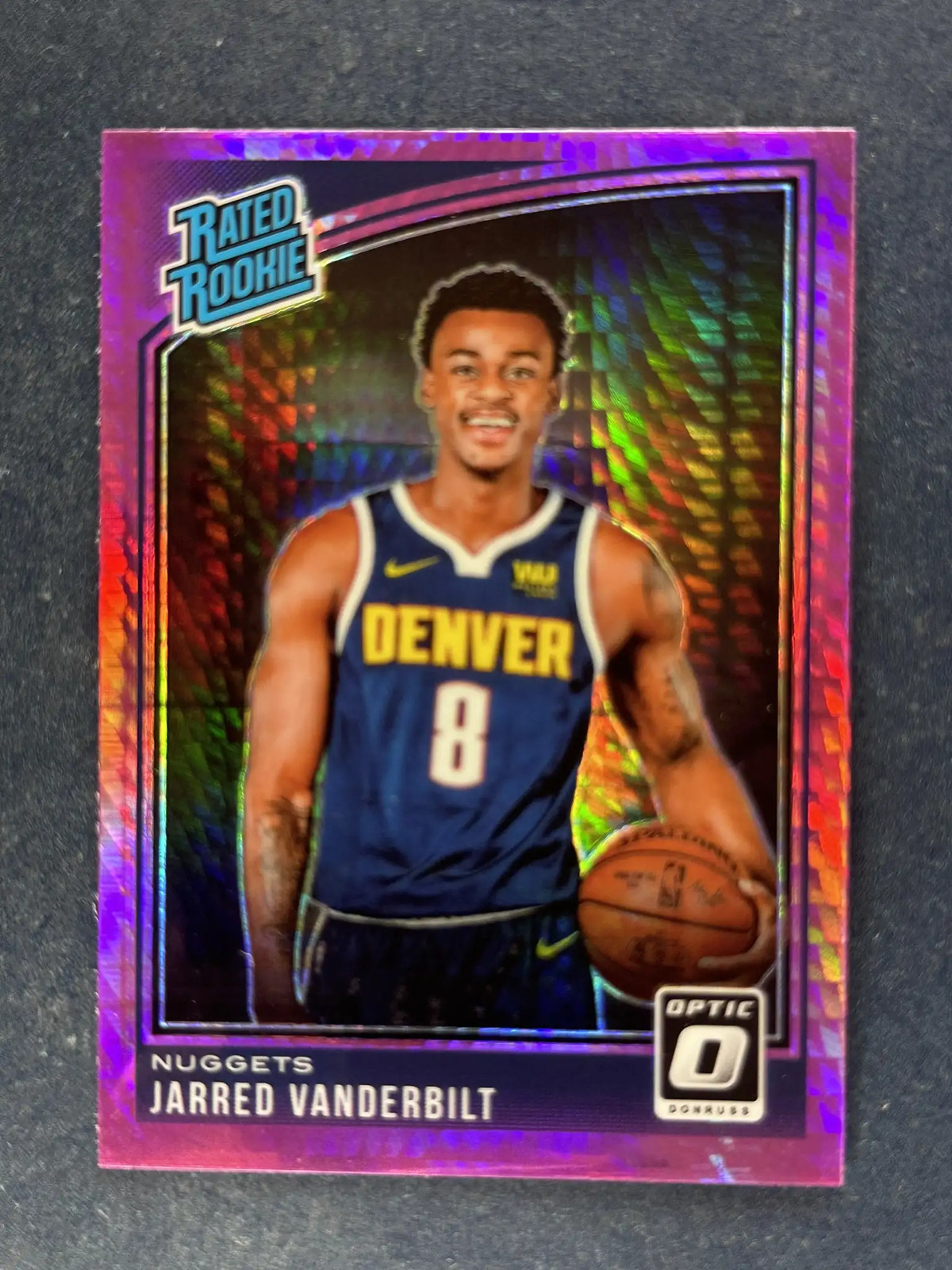 2018-19 Donruss Optic Hyper Pink #151 Jarred Vanderbilt Nuggets RC