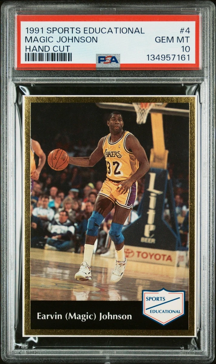 【Magic Johnson】PSA10 Express Lane Gold 2020-21 Panini Flux #181 Magic Johnson Gold Pulsar Prizm PSA 10