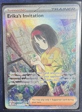 Pokémon Erika's Invitation 203/165 Sv: Scarlet & Violet 151 Illustration Rare H…