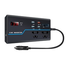 Inverter Auto 12V 24V 200W 9 Porte di Ricarica Portatile Auto K6V2