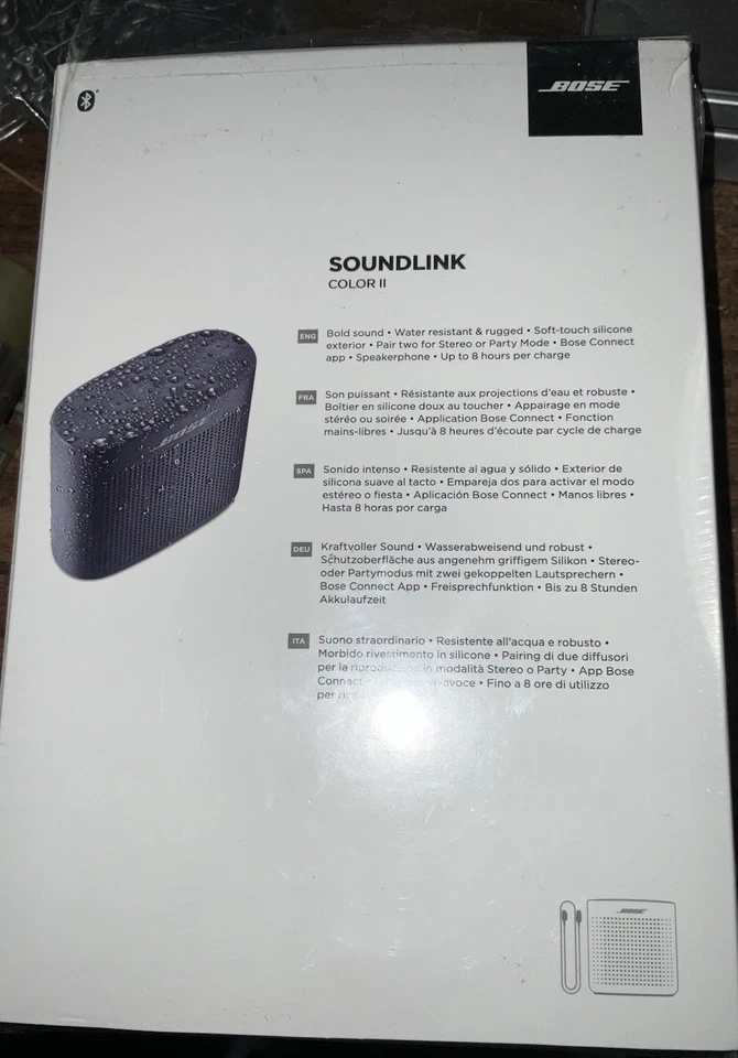 Bose SoundLink Color II Limited Edition Wireless Speaker - Midnight Blue In Box - Image 3 of 4