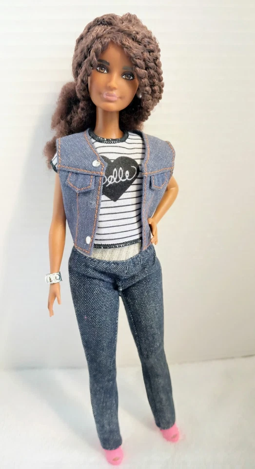 Barbie Fashionistas 2017#93 Muñeca Pequeña AA Rediseño Personalizado Twists Peinado  Foto 3 de 4